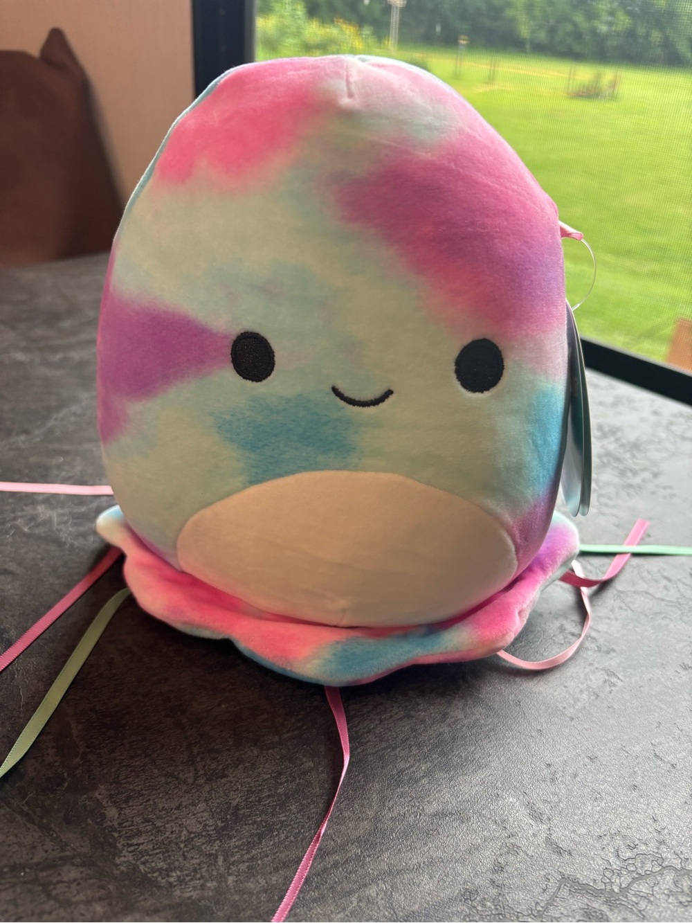 Squishmallows Pastel Rainbow Octopus Plush - Pink Blue Purple nwt